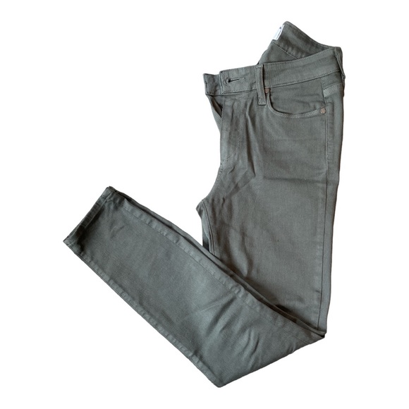 Paige Hoxton Ankle women’s stretchy army green jeans size 26 - Picture 1 of 5